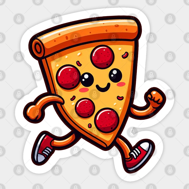 Pizza Fast Food Sticker by Plushism